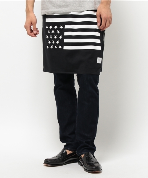 MYE-DO'(マイ・ドゥ)の「CS バンダナスカート "STARS AND STRIPES"(スカート・メンズ・ブラック/ホワイト・FREE)」の12枚目の写真