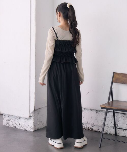 RETRO GIRL（レトロガール）の「2wayキャミOP（ワンピース・レディース・ブラウン系その他2/ライトグレー/ブラック・FREE）」の9枚目の写真