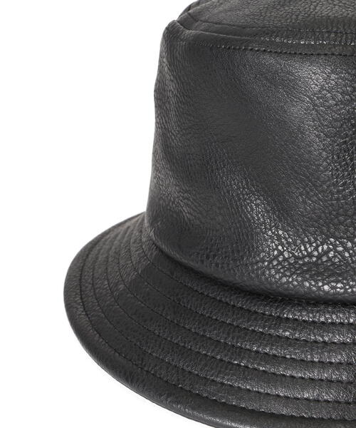 AVIREX(アヴィレックス)の「SYNTHETIC LEATHER BUCKET HAT / 合成皮革 バケットハット / AVIREX / アヴィレックス(ハット・メンズ・ブラウン/ブラック・F)」の12枚目の写真
