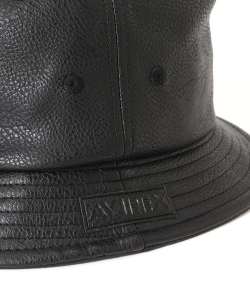 SYNTHETIC LEATHER BUCKET HAT / 合成皮革 バケットハット / AVIREX