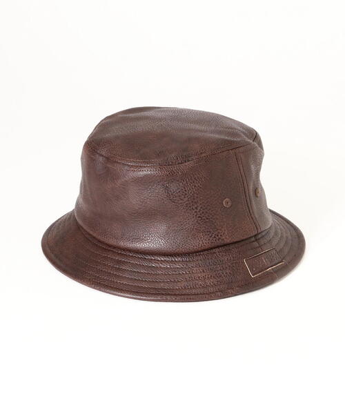 SYNTHETIC LEATHER BUCKET HAT / 合成皮革 バケットハット / AVIREX