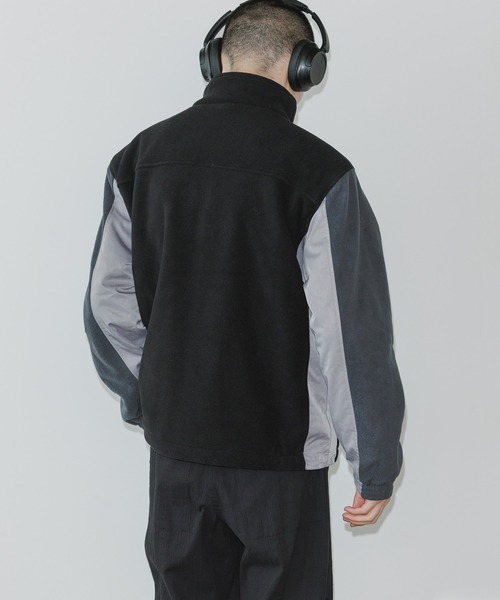SPLR(エス・ピー・エル・アール)の「SPLR/エスピーエルアール Boa Fleece Jacket フリースジャケット(ブルゾン・メンズ・ブラック・M/XL/L)」の22枚目の写真