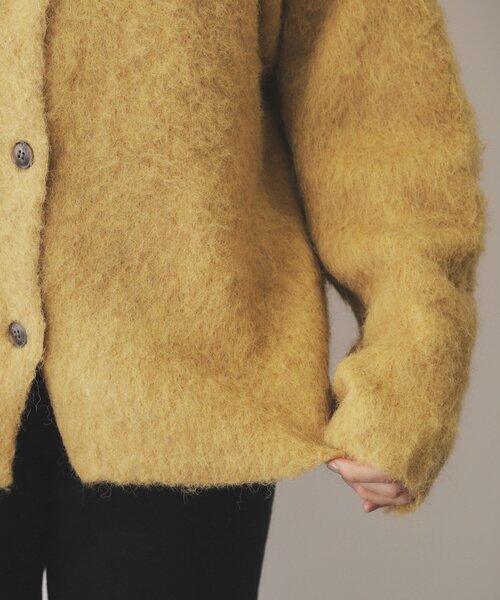 VIRAL.（バイラル）の「【VIRAL．】モヘヤタッチカーディガン（カーディガン/ボレロ・レディース・ブルー/ピンク系/グリーン/イエロー・00）」の6枚目の写真