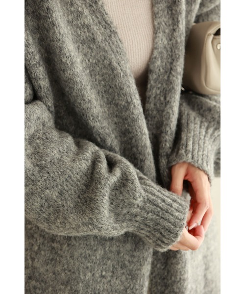 もっちりあったか可愛いニットロングカーディガン（カーディガン/ボレロ）｜CAWAII（カワイイ）