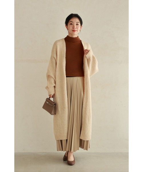 もっちりあったか可愛いニットロングカーディガン（カーディガン/ボレロ）｜CAWAII（カワイイ）