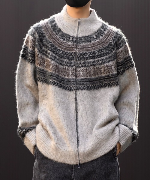 VOGUISH Vintage Scall Knit スカルニット ノルディック