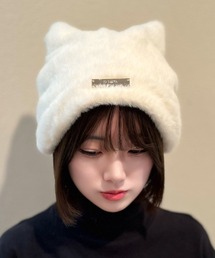 NOLITA LABORATORY（ノリータラボラトリー）の「【 NOLITA / ノリータ 】かわいい ネコ耳 ビーニー フェイクファー ニット帽 帽子（ニットキャップ/ビーニー）」