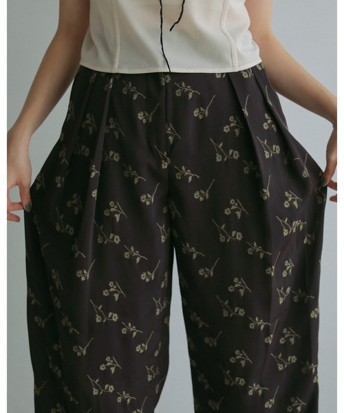 anuke（アンヌーク）の「Flower Jacquard Pants（その他パンツ）」 - WEAR