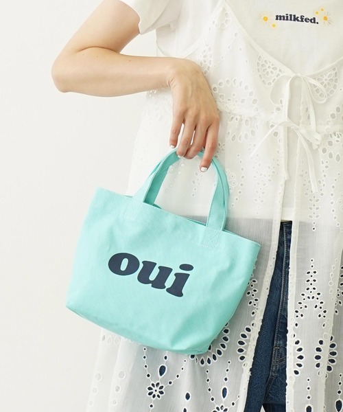 MILKFED.（ミルクフェド）の「OUI MINI TOTE（トートバッグ・レディース・ブラック/レッド/オフホワイト/ライトグリーン・ONE SIZE）」の19枚目の写真