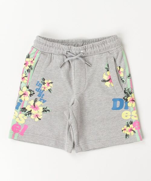 【セール】DIESEL（ディーゼル）Kids & Junior ブランドロゴフラワースウェットショートパンツ（その他パンツ）｜DIESEL KIDS（ディーゼルキッズ） 9,184円