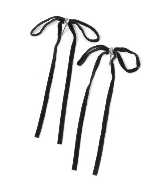 niko and...（ニコアンド）の「リボンSETヘアカフ（その他ヘアアクセサリー・レディース・ブラック/ボルドー・0）」の3枚目の写真