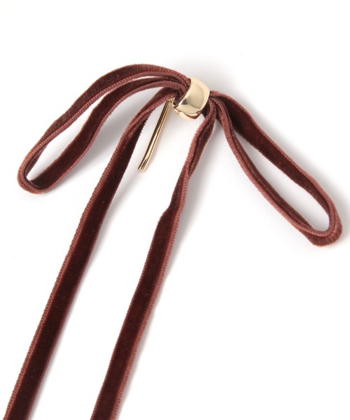 niko and...（ニコアンド）の「リボンSETヘアカフ（その他ヘアアクセサリー・レディース・ブラック/ボルドー・0）」の6枚目の写真