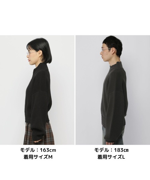 セール】【UNISEX】ALAND／ZIPニットブルゾン（ブルゾン）｜ALAND