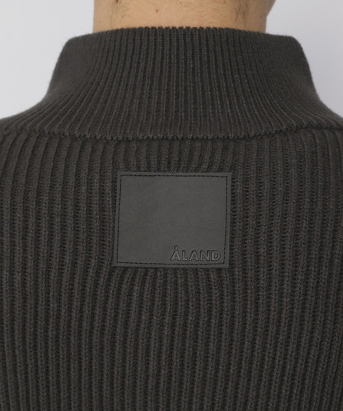 ALAND(エーランド)の「【UNISEX】ALAND/ZIPニットブルゾン(ブルゾン・レディース・ブラック/カーキ・SMALL/LARGE)」の18枚目の写真