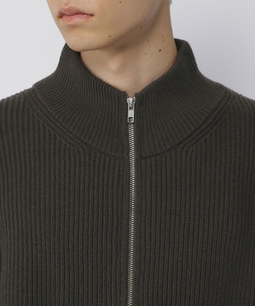 ALAND(エーランド)の「【UNISEX】ALAND/ZIPニットブルゾン(ブルゾン・レディース・ブラック/カーキ・SMALL/LARGE)」の20枚目の写真