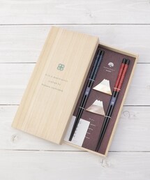 one'sterrace（ワンズテラス）の「塗箸 箸置き揃え 彩瀬（カトラリー）」