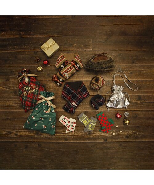 BREEZE（ブリーズ）の「クリスマスソックス（ソックス/靴下・キッズ・グレー/キナリ/レッド・15 /18/21/24）」の15枚目の写真