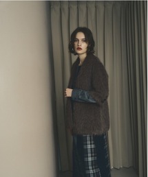 Rios shaggy short coat リオスシャギーショートコート