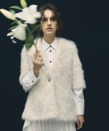 Rios shaggy short coat リオスシャギーショートコート