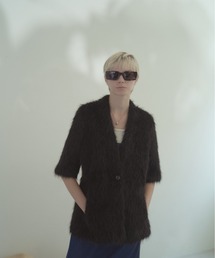 Rios shaggy short coat リオスシャギーショートコート