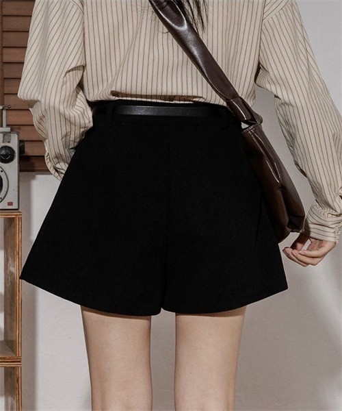 FREE STYLISTS（フリー スタイリスト）の「ウエストタック　コーデュロイショートパンツ（その他パンツ・レディース・ブラウン/ブラック/カーキ・S/M/L/2XL/4XL/XL/3XL）」の17枚目の写真