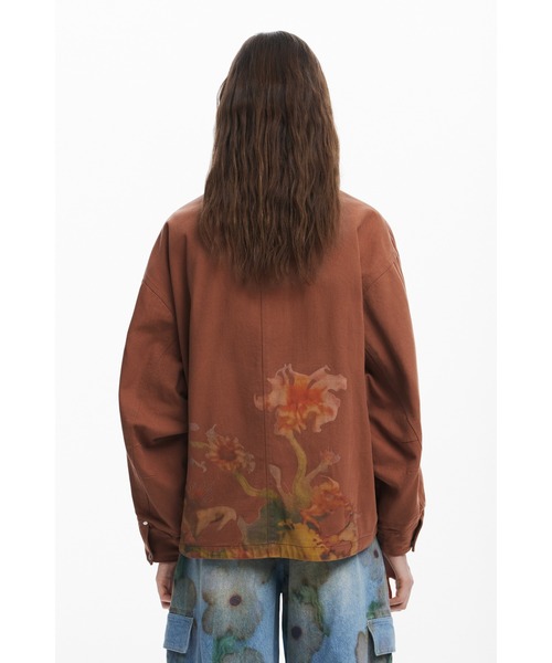 Desigual(デシグアル)の「【Desigual×Collina Strada】CALABASACOLLINA ワークジャケット(その他アウター・レディース・ブラウン・M/S)」の2枚目の写真