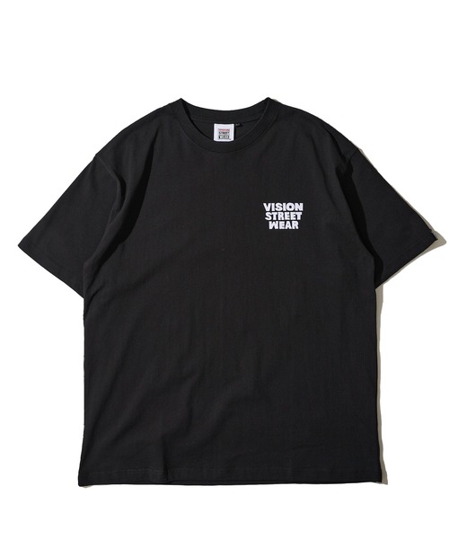VISION STREET WEAR（ヴィジョンストリートウェア）の「【VISION STREET WEAR】オリジナルグラフィック フロッキープリントゴーストスケーターTシャツ / バックプリント（Tシャツ/カットソー・レディース・ホワイト/グリーン/ブラック・MEDIUM/LARGE/X-LARGE）」の6枚目の写真