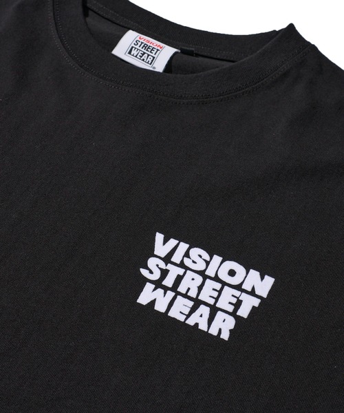 VISION STREET WEAR（ヴィジョンストリートウェア）の「【VISION STREET WEAR】オリジナルグラフィック フロッキープリントゴーストスケーターTシャツ / バックプリント（Tシャツ/カットソー・レディース・ホワイト/グリーン/ブラック・MEDIUM/LARGE/X-LARGE）」の10枚目の写真