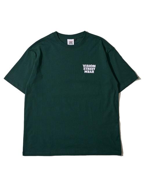 VISION STREET WEAR（ヴィジョンストリートウェア）の「【VISION STREET WEAR】オリジナルグラフィック フロッキープリントゴーストスケーターTシャツ / バックプリント（Tシャツ/カットソー・レディース・ホワイト/グリーン/ブラック・MEDIUM/LARGE/X-LARGE）」の8枚目の写真