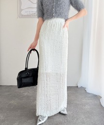 ミッソーニレディースレースロングタイトスカート♡新品未使用♡裾がふわふわ♡③ fifth スカート レースロングタイトスカート : ZOZOTOWN Yahoo