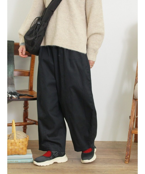 ボーイフレンドワイドパンツ(その他パンツ)|Samansa Mos2(サマンサ モスモス) ボーイフレンドワイドパンツ(その他パンツ)|Samansa Mos2(サマンサ モスモス)