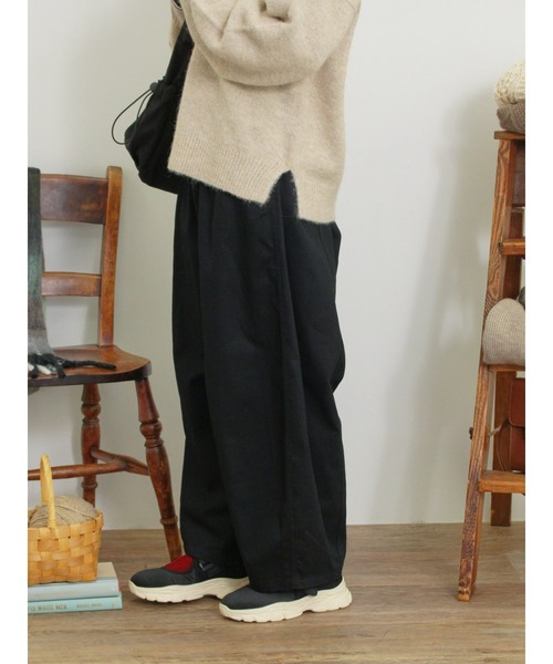 ボーイフレンドワイドパンツ(その他パンツ)|Samansa Mos2(サマンサ モスモス) ボーイフレンドワイドパンツ(その他パンツ)|Samansa Mos2(サマンサ モスモス)