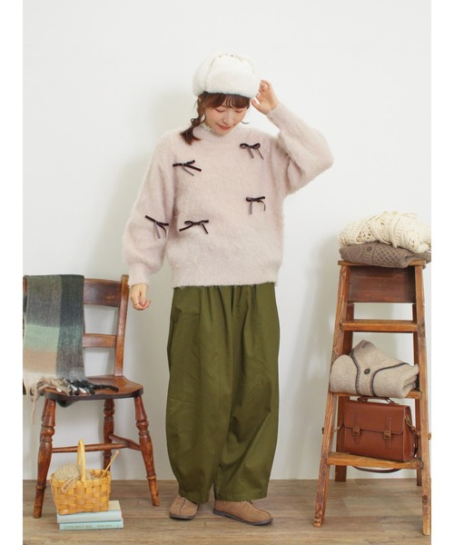 ボーイフレンドワイドパンツ(その他パンツ)|Samansa Mos2(サマンサ モスモス) ボーイフレンドワイドパンツ(その他パンツ)|Samansa Mos2(サマンサ モスモス)