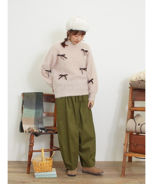 ボーイフレンドワイドパンツ(その他パンツ)|Samansa Mos2(サマンサ モスモス) ボーイフレンドワイドパンツ(その他パンツ)|Samansa Mos2(サマンサ モスモス)