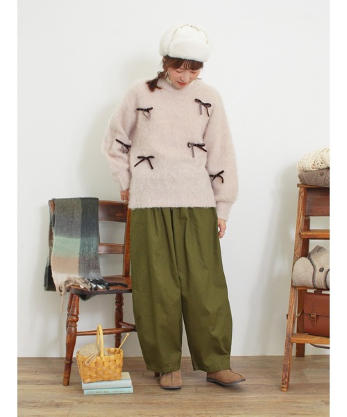 ボーイフレンドワイドパンツ(その他パンツ)|Samansa Mos2(サマンサ モスモス) ボーイフレンドワイドパンツ(その他パンツ)|Samansa Mos2(サマンサ モスモス)