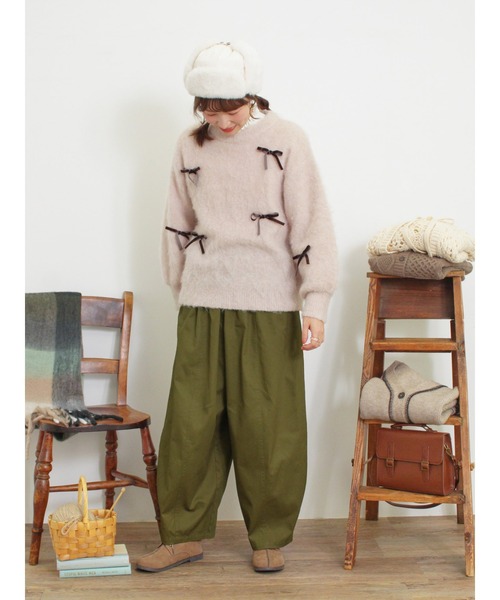 ボーイフレンドワイドパンツ(その他パンツ)|Samansa Mos2(サマンサ モスモス) ボーイフレンドワイドパンツ(その他パンツ)|Samansa Mos2(サマンサ モスモス)