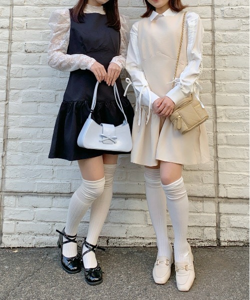 ルミニョン　ノースリーブミニワンピース　アイボリー Sサイズ XS-Lサイズあり 【GINZA COUTURE/銀座クチュール】アンイーブン