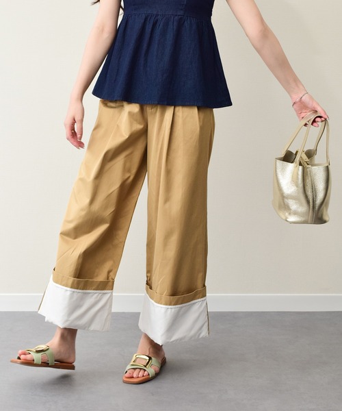 andrea cardone(アンドレアカルドネ)の「【ANDREA CARDONE】メタリックレザーバケットバッグ(Q56513)(ハンドバッグ・レディース・シルバー/ゴールド・ALL)」の5枚目の写真