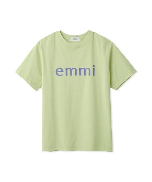 emmi（エミ）の「【10th】【ONLINE限定カラー】eco emmiロゴTシャツ（Tシャツ/カットソー・レディース・グレー/ブルー/ライム/レッド/ピンク/ホワイト/ネイビー/イエロー/オレンジ/ベージュ/ブラック・FREE）」の12枚目の写真