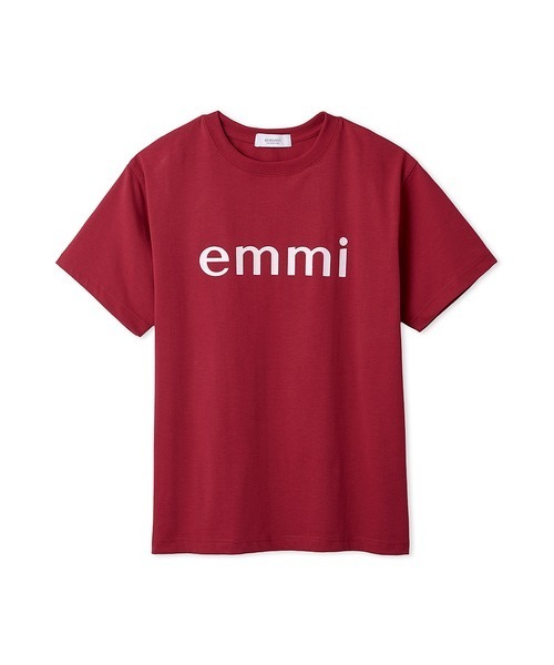 emmi（エミ）の「【10th】【ONLINE限定カラー】eco emmiロゴTシャツ（Tシャツ/カットソー・レディース・グレー/ブルー/ライム/レッド/ピンク/ホワイト/ネイビー/イエロー/オレンジ/ベージュ/ブラック・FREE）」の19枚目の写真