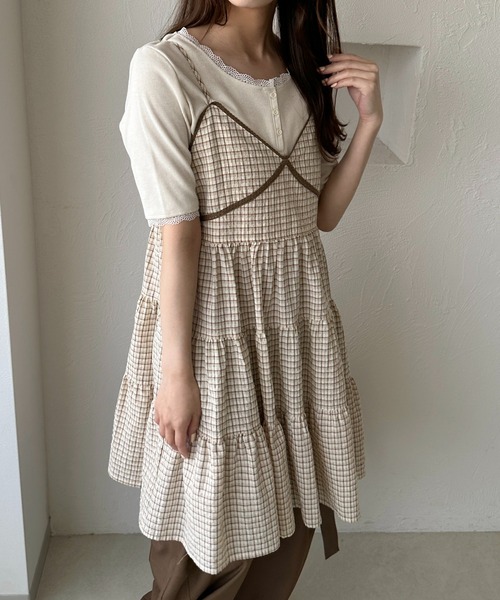 apres jour clair(アプレジュールクレア)の「【apres jour clair】アソートキャミチュニック【ZOZOTOWN限定アイテム】(キャミソール・レディース・ブラウン系その他/アイボリー/ベージュ系その他/ネイビー/モカ/ホワイト系その他/ブルー系その他/その他・X-LARGE/フリー)」の9枚目の写真