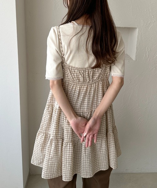 apres jour clair(アプレジュールクレア)の「【apres jour clair】アソートキャミチュニック【ZOZOTOWN限定アイテム】(キャミソール・レディース・ブラウン系その他/アイボリー/ベージュ系その他/ネイビー/モカ/ホワイト系その他/ブルー系その他/その他・X-LARGE/フリー)」の12枚目の写真