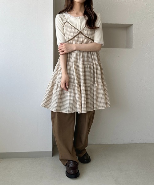 apres jour clair(アプレジュールクレア)の「【apres jour clair】アソートキャミチュニック【ZOZOTOWN限定アイテム】(キャミソール・レディース・ブラウン系その他/アイボリー/ベージュ系その他/ネイビー/モカ/ホワイト系その他/ブルー系その他/その他・X-LARGE/フリー)」の13枚目の写真