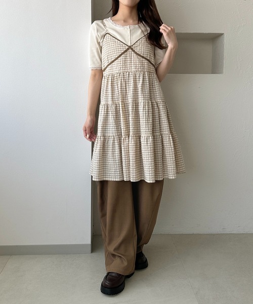 apres jour clair(アプレジュールクレア)の「【apres jour clair】アソートキャミチュニック【ZOZOTOWN限定アイテム】(キャミソール・レディース・ブラウン系その他/アイボリー/ベージュ系その他/ネイビー/モカ/ホワイト系その他/ブルー系その他/その他・X-LARGE/フリー)」の14枚目の写真