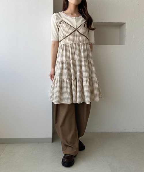 apres jour clair(アプレジュールクレア)の「【apres jour clair】アソートキャミチュニック【ZOZOTOWN限定アイテム】(キャミソール・レディース・ブラウン系その他/アイボリー/ベージュ系その他/ネイビー/モカ/ホワイト系その他/ブルー系その他/その他・X-LARGE/フリー)」の15枚目の写真