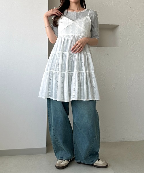 セール】【apres jour clair】アソートキャミチュニック【ZOZOTOWN限定