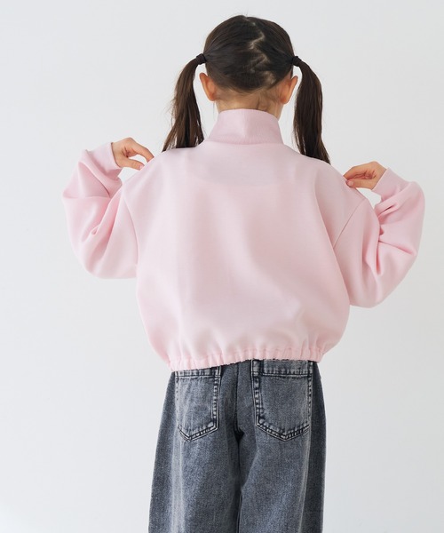 coca(coca)(コカ)の「キッズ ソフトスウェットハーフジッププルオーパー(スウェット・キッズ・ブラック/ブルー/ライトピンク/チャコール・120/130/140/150)」の16枚目の写真