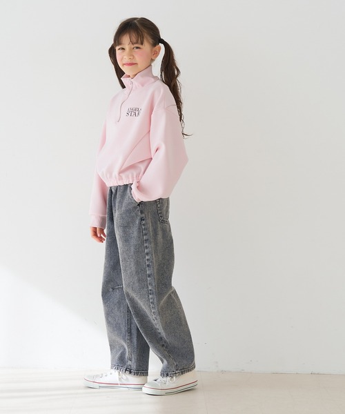 coca(coca)(コカ)の「キッズ ソフトスウェットハーフジッププルオーパー(スウェット・キッズ・ブラック/ブルー/ライトピンク/チャコール・120/130/140/150)」の17枚目の写真