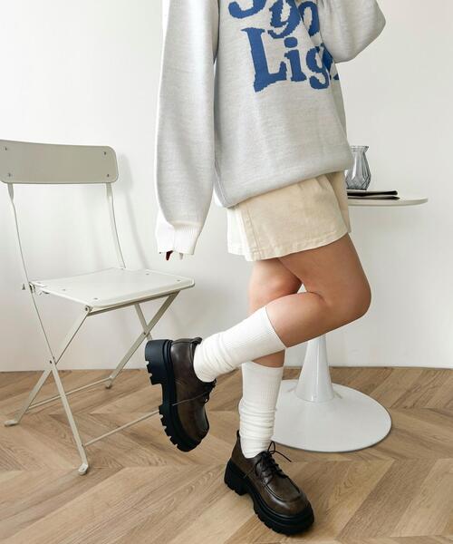 WEGO（ウィゴー）の「WEGO/レースアップシューズ（ドレスシューズ・レディース・ブラウン/ブラック・LARGE/MEDIUM/SMALL）」の3枚目の写真