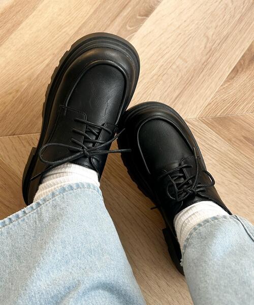 WEGO（ウィゴー）の「WEGO/レースアップシューズ（ドレスシューズ・レディース・ブラウン/ブラック・LARGE/MEDIUM/SMALL）」の11枚目の写真